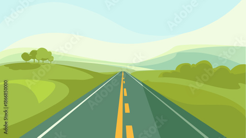 road to the mountains