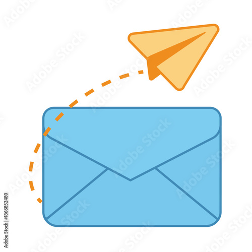 A blue and white megaphone or bullhorn with a yellow sparkle and sound waves indicating a promotional shout-out or announcement