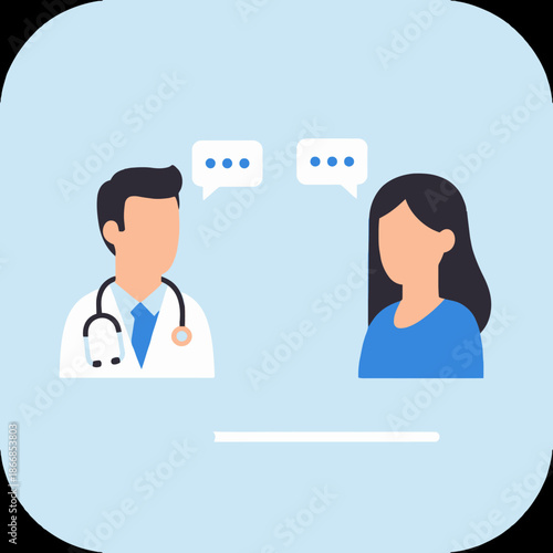 Doctor consultation, patient communication, medical advice, healthcare dialogue, doctor talking to patient