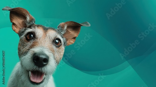 Membership Banner for Pet Service With Friendly Pet Gaze and Modern Design That Appeals to Pet Owners and Their Companions © Anat art