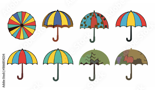 Eye care beauty routine cosmetic products black vector silhouettes