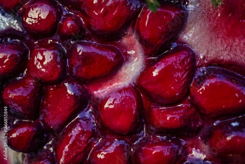 pomegranate seeds background