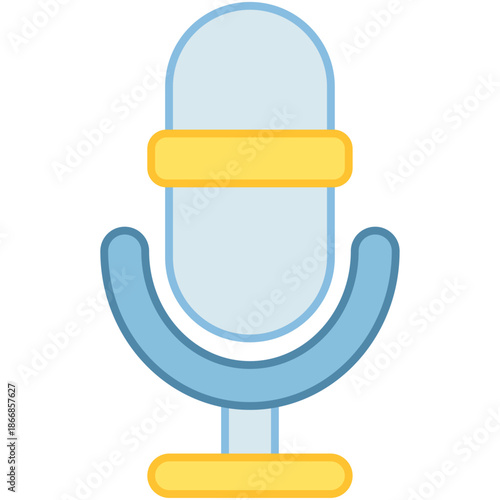Studio microphone for podcasting, broadcasting, or corporate speeches