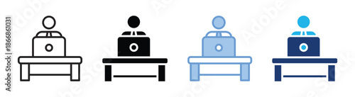 Computer icon set multiple style collection