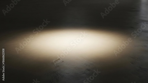 Spotlight illuminating a textured surface, creating ethereal light effect