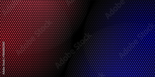 The red and blue gradient abstract background decorated with mesh graphics can be used to design media related to elections, debates and competitions.