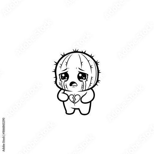 Crying Cactus Icon