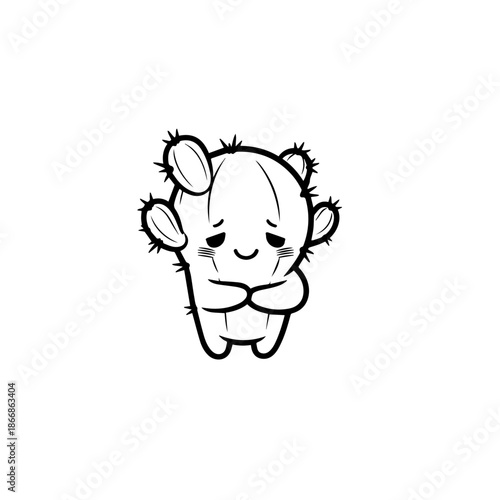 Cute Crying Cactus