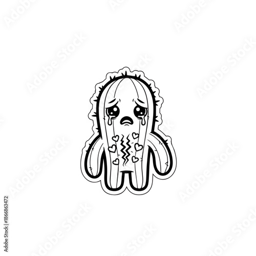 Sad Cactus Icon
