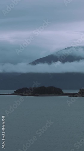 Cruise to Alaska, Inside Passage coastal route with scenic landscapes fjords and views