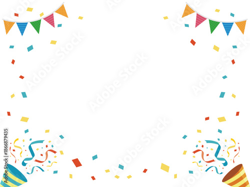 アニーバーサリーパーティ背景イラスト