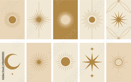 Celestial Sun and Moon Boho Collection