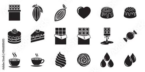 Valentine's chocolate design vector