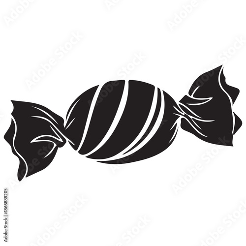 Love and chocolate silhouette design