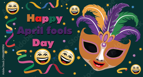 Happy April Fools Day Banner Design