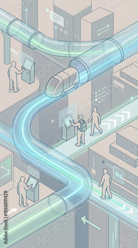 Human centered smart city concepts for urban innovation Smart City Harmony: Integrating Technology for Sustainable Urban Living Smart urban lifestyle backgrounds for technology branding
