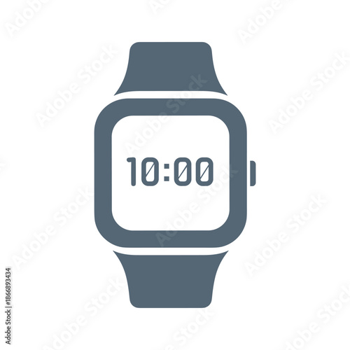 Smartwatch displaying time Vector