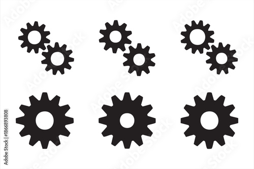 Settings Gear Icons for System Configuration UI and Dashboards