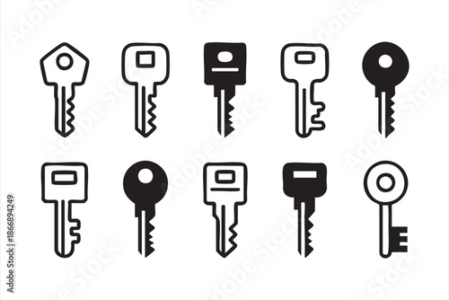 Key Authentication Icons for Privacy and Protection Interfaces