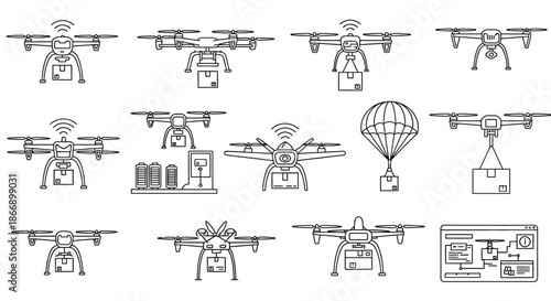 Versatile drones in various applications
