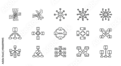 Geometric network diagrams