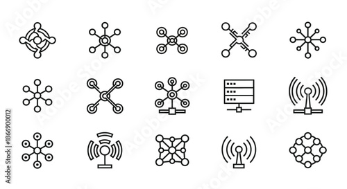 Various network and connection diagrams