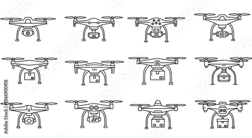Collection of various drones