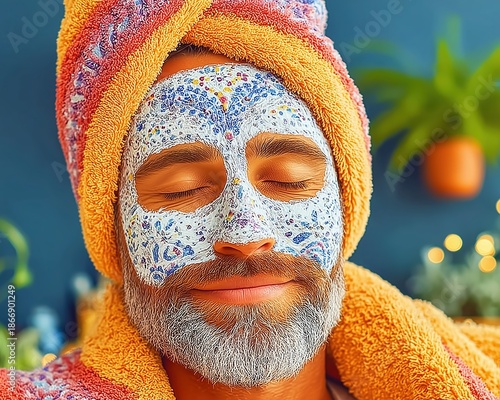 Organic, Grooming, Lifestyle Men, Male Skincare Treatment Organic Face Mask Natural Beauty Routine Wellness, Skincare, Mask, Natural