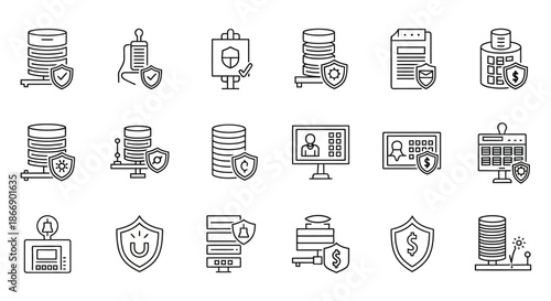 Illustrations of data security and protection