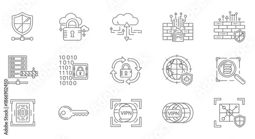Network security concepts illustrated
