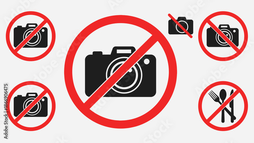 No Photography Allowed Sign, Camera Ban