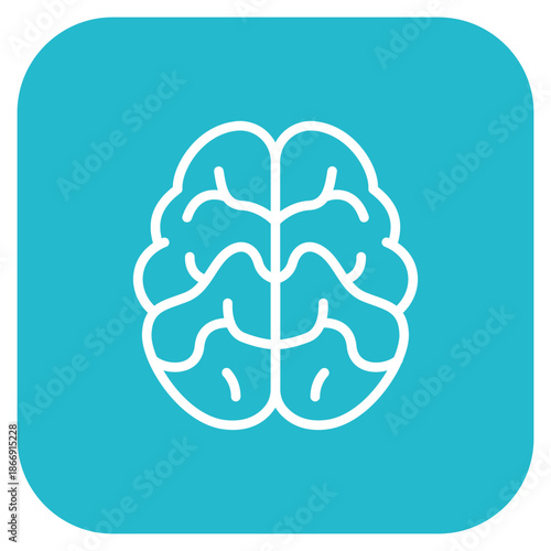 Neuropsychology icon vector image. Can be used for Psychology.