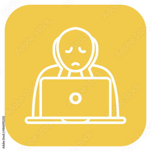 Mood Disorders icon vector image. Can be used for Psychology.