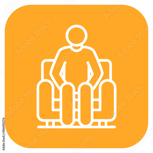 Individual Therapy icon vector image. Can be used for Psychology.