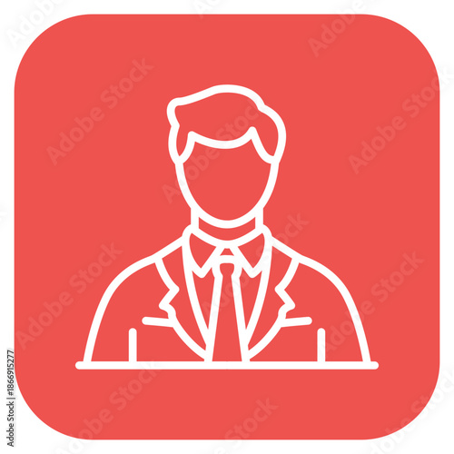Occupational Psychology icon vector image. Can be used for Psychology.