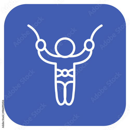 Bungee Jumping icon vector image. Can be used for Adventure.