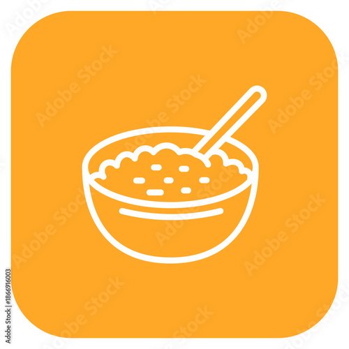 Porridge icon vector image. Can be used for Nutrition.
