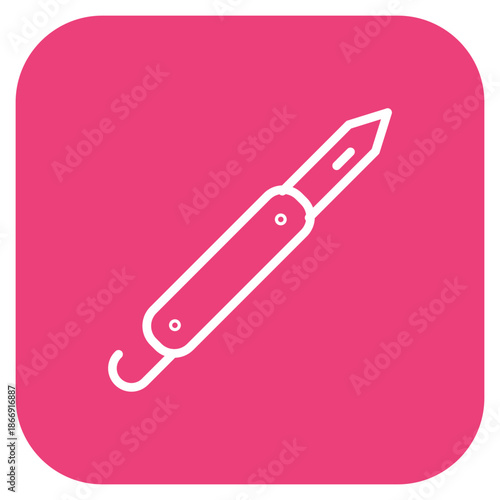 Swiss Army knife icon vector image. Can be used for Trekking.