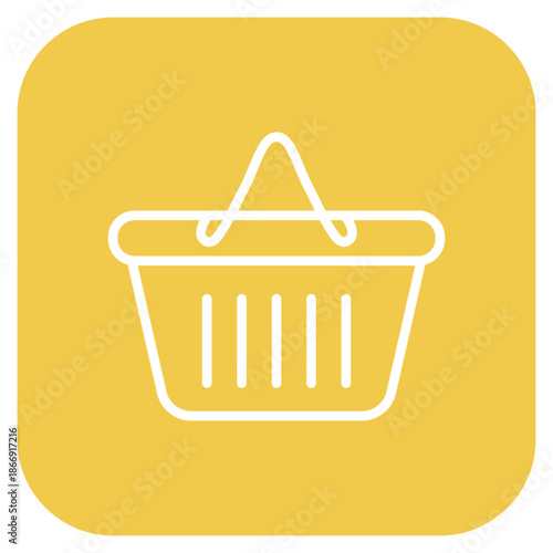Basket icon vector image. Can be used for Carnival.