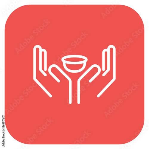 Alms icon vector image. Can be used for Homeless.