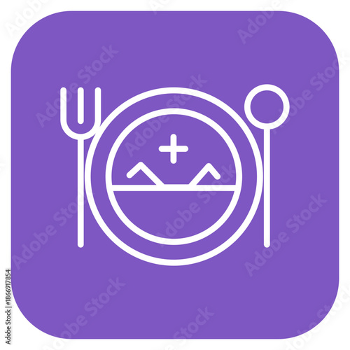 Hunger icon vector image. Can be used for Homeless.