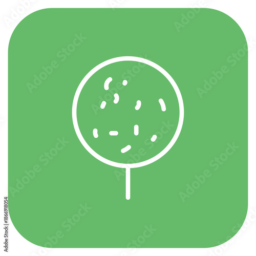 Golf Ball icon vector image. Can be used for Golf.