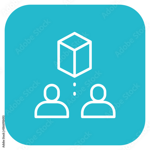 Demand icon vector image. Can be used for Supply Chain.