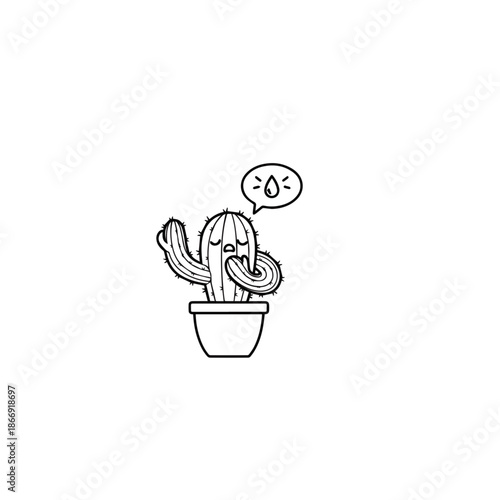 Thirsty Cactus Icon