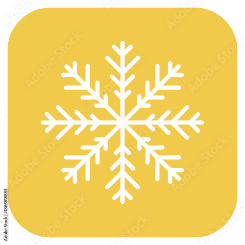 Snow icon vector image. Can be used for Ski Resort.