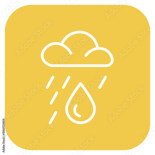 Rainfall icon vector image. Can be used for Rainforest.