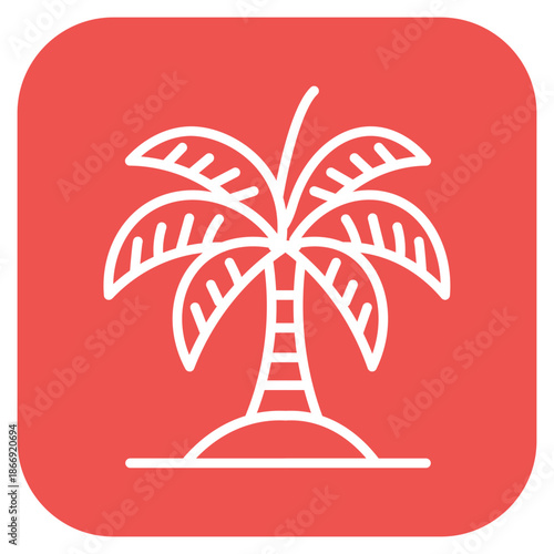 Tropical icon vector image. Can be used for Rainforest.