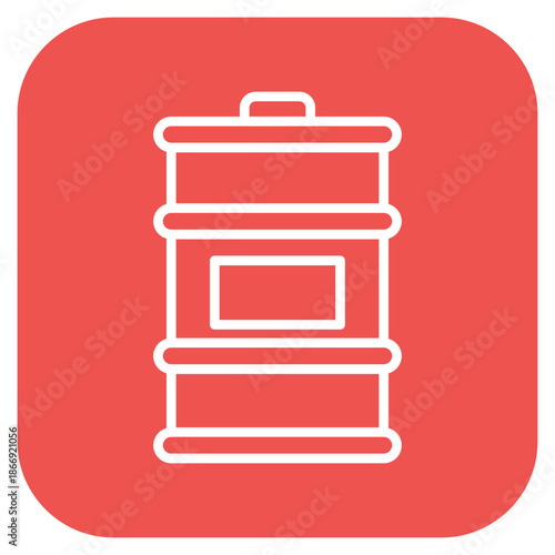 Toxic Waste icon vector image. Can be used for Global Warming.