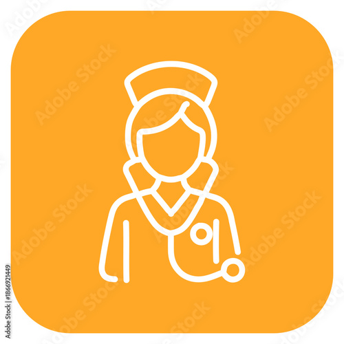 Anesthesia Nurse icon vector image. Can be used for Nursing.
