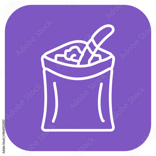 Chewing Tobacco icon vector image. Can be used for Addiction.